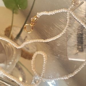 Petite pearl necklace